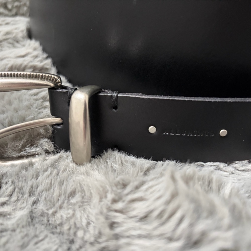 All Saints Sophia Western Leather Alcor Belt S/M - Picture 3 of 6
